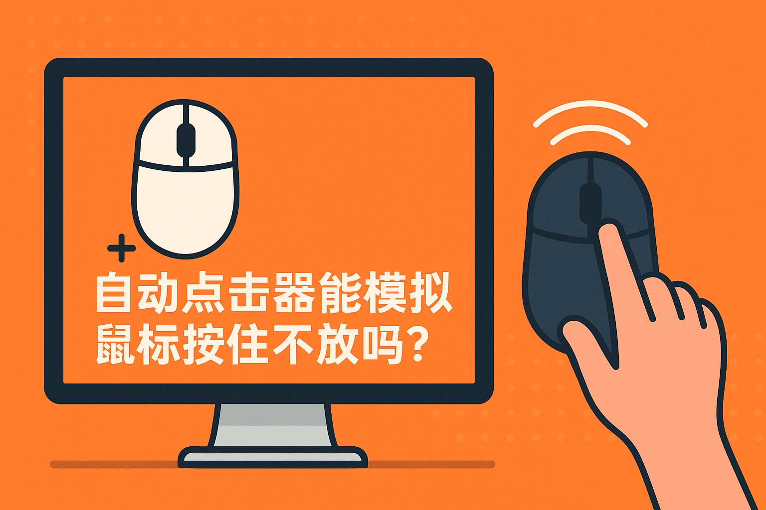自动点击器能模拟鼠标按住不放吗