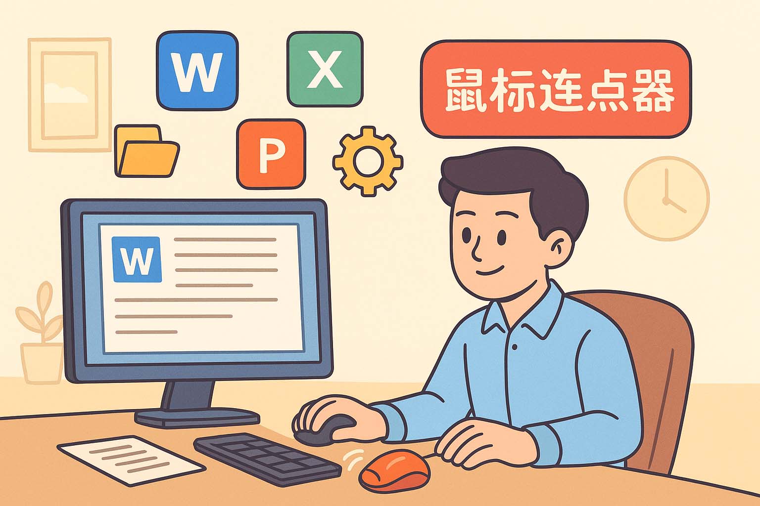 鼠标连点器使用技巧分享-提高办公效率
