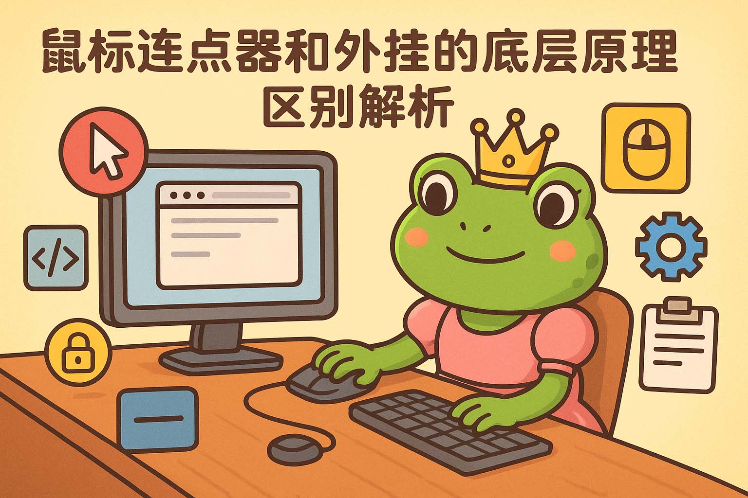鼠标连点器和外挂的底层原理区别解析
