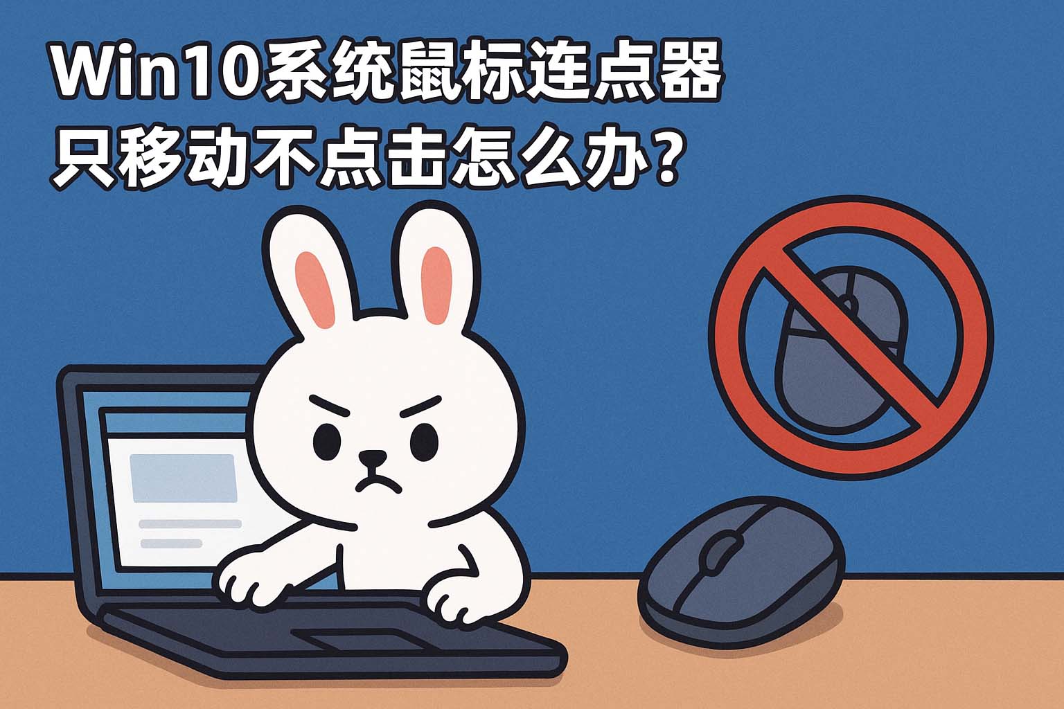 Win10系统鼠标连点器只移动不点击怎么办?