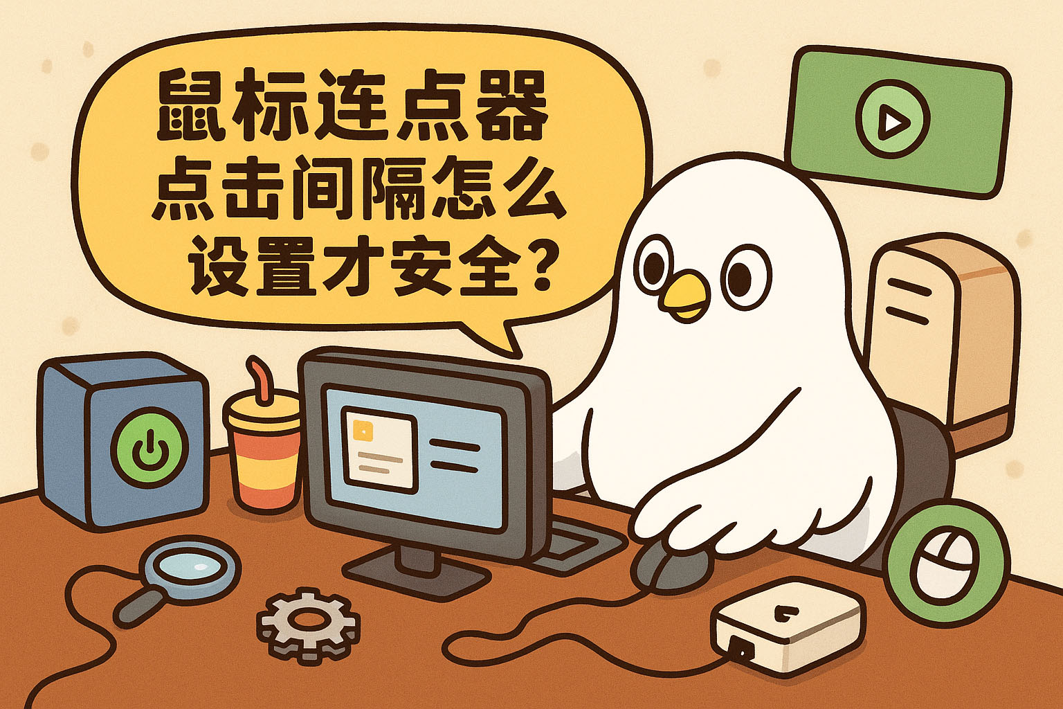 鼠标连点器点击间隔怎么设置才安全?