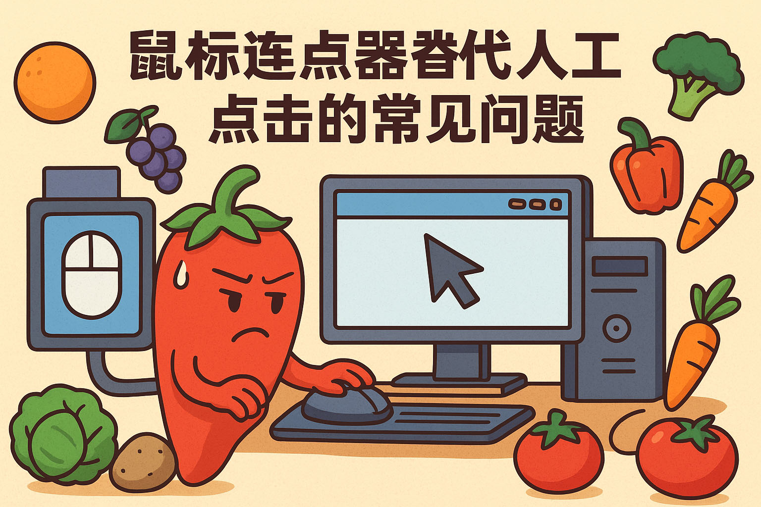 鼠标连点器替代人工点击的常见问题