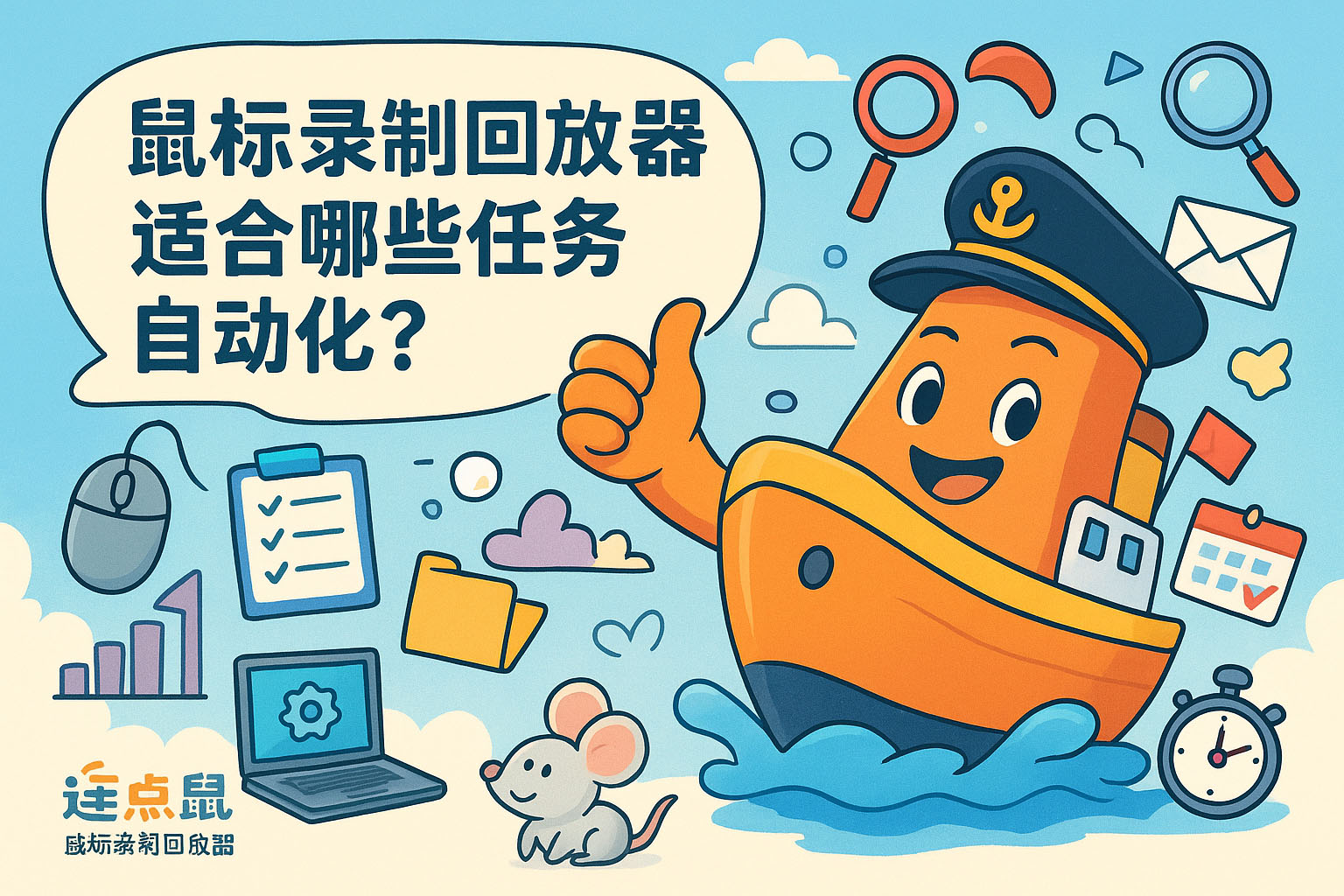 鼠标录制回放器适合哪些任务自动化?