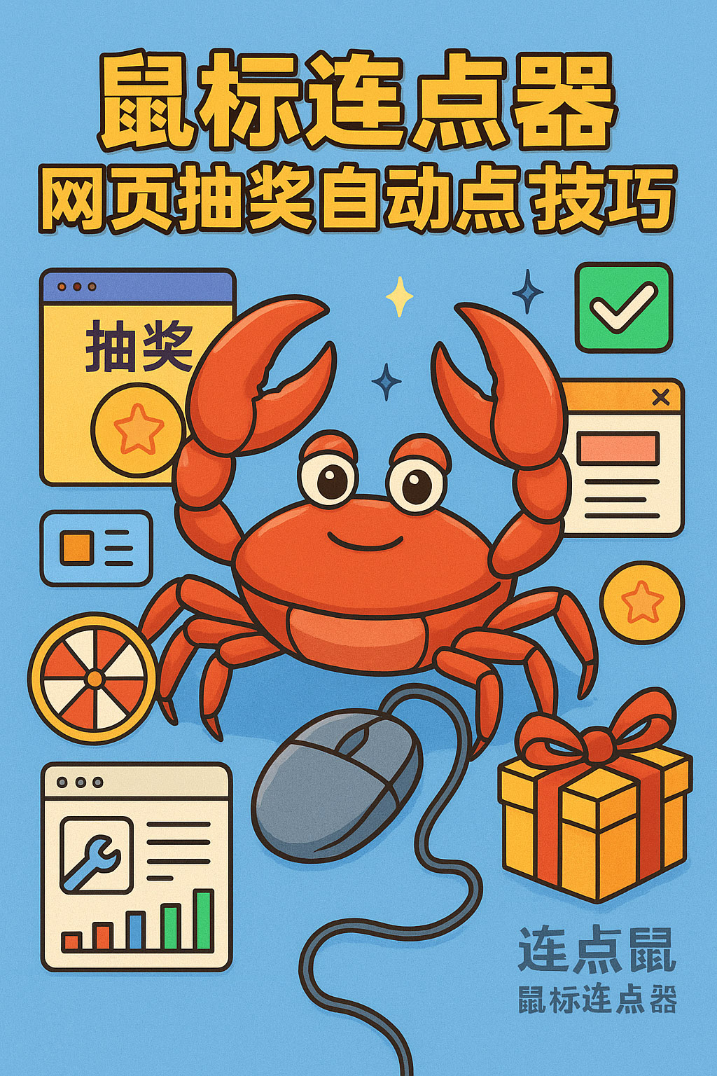 鼠标连点器网页抽奖自动点击技巧