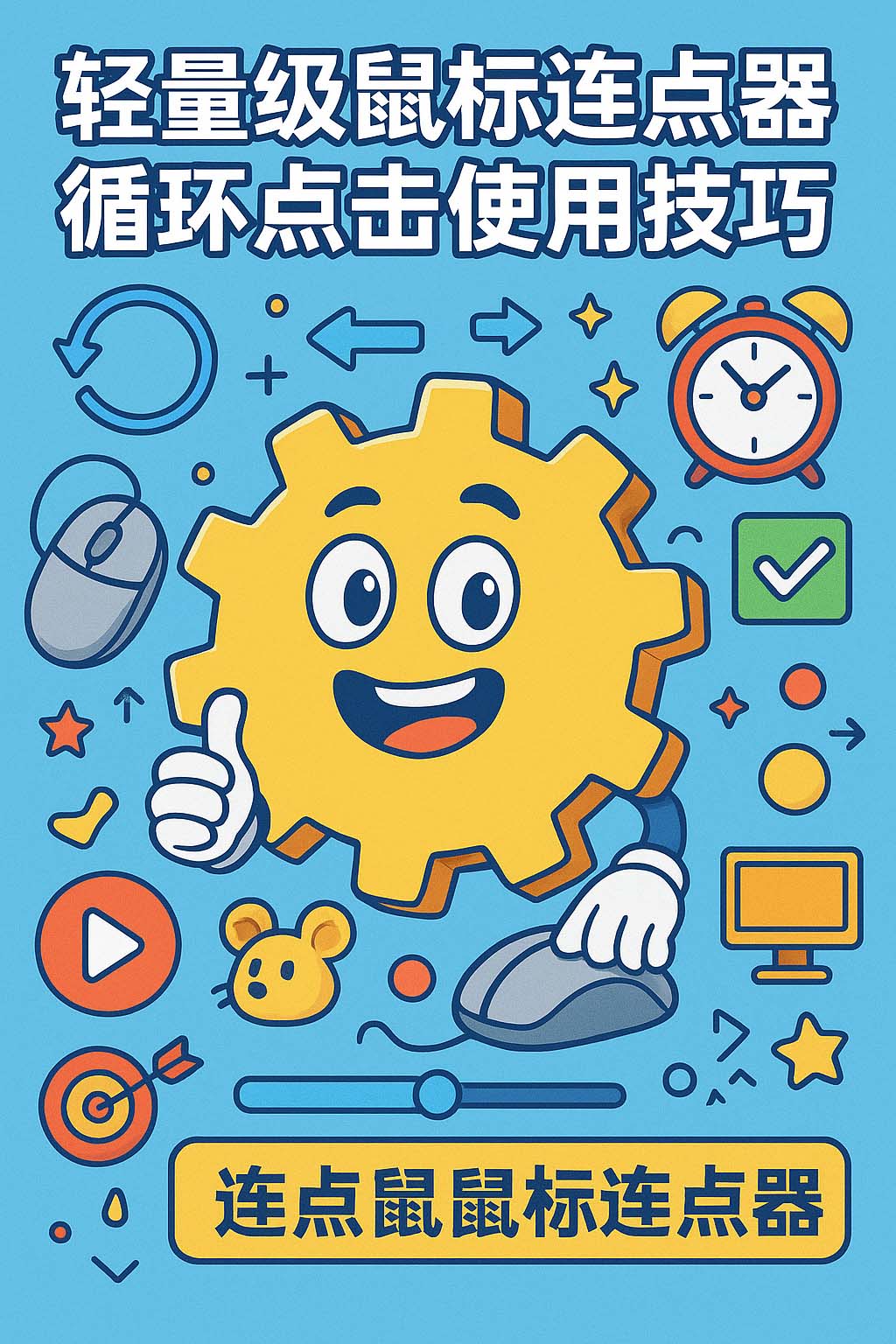 轻量级鼠标连点器循环点击使用技巧