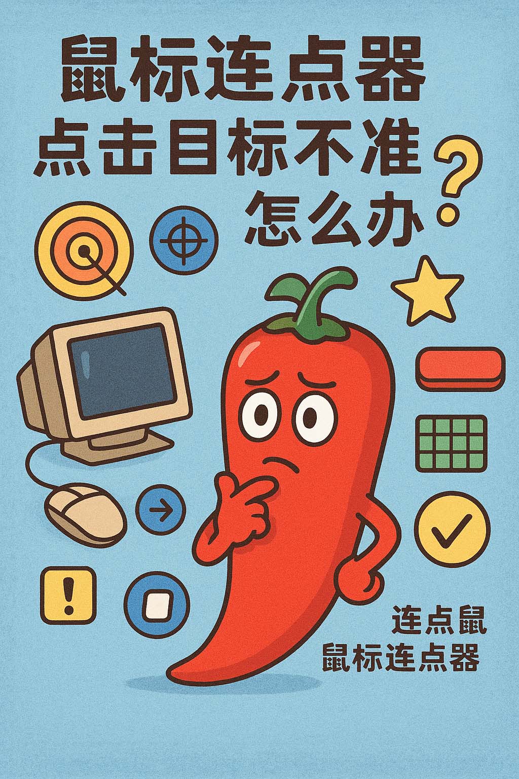 鼠标连点器使用技巧分享-鼠标连点器点击目标不准怎么办?