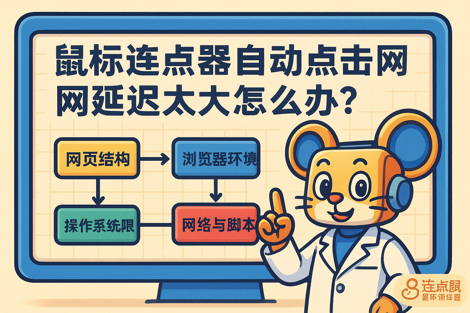 鼠标连点器自动点击网页延迟太大怎么办?