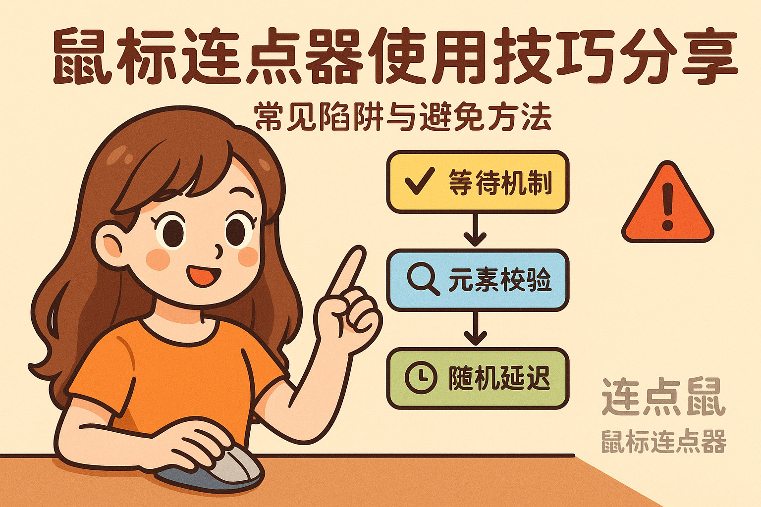 鼠标连点器使用技巧分享-常见陷阱与避免方法