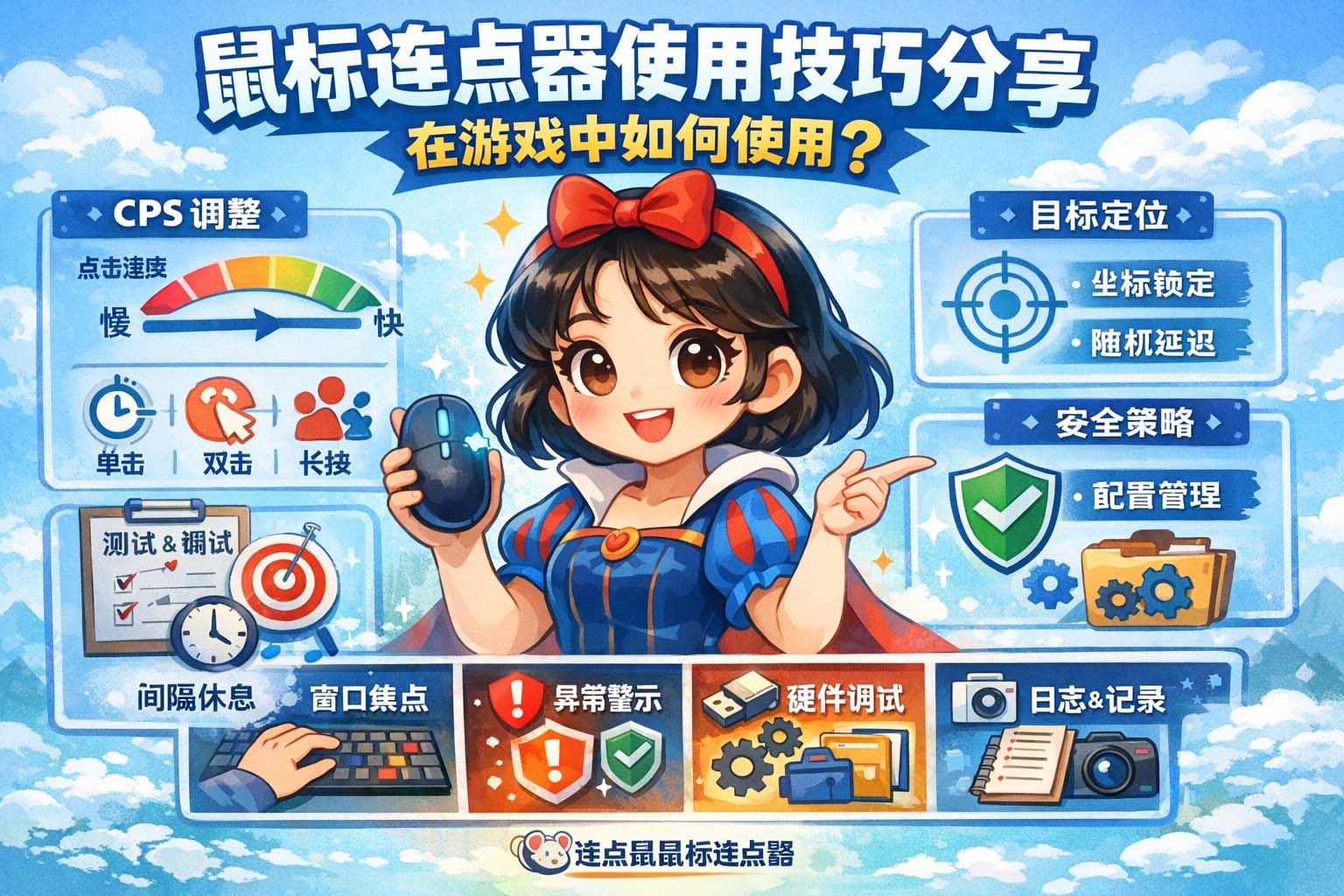 鼠标连点器使用技巧分享-在游戏中如何使用?
