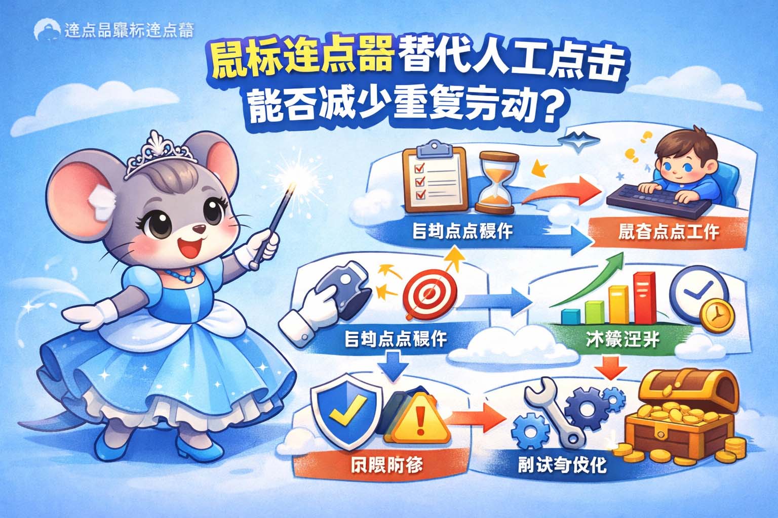 鼠标连点器替代人工点击能否减少重复劳动?