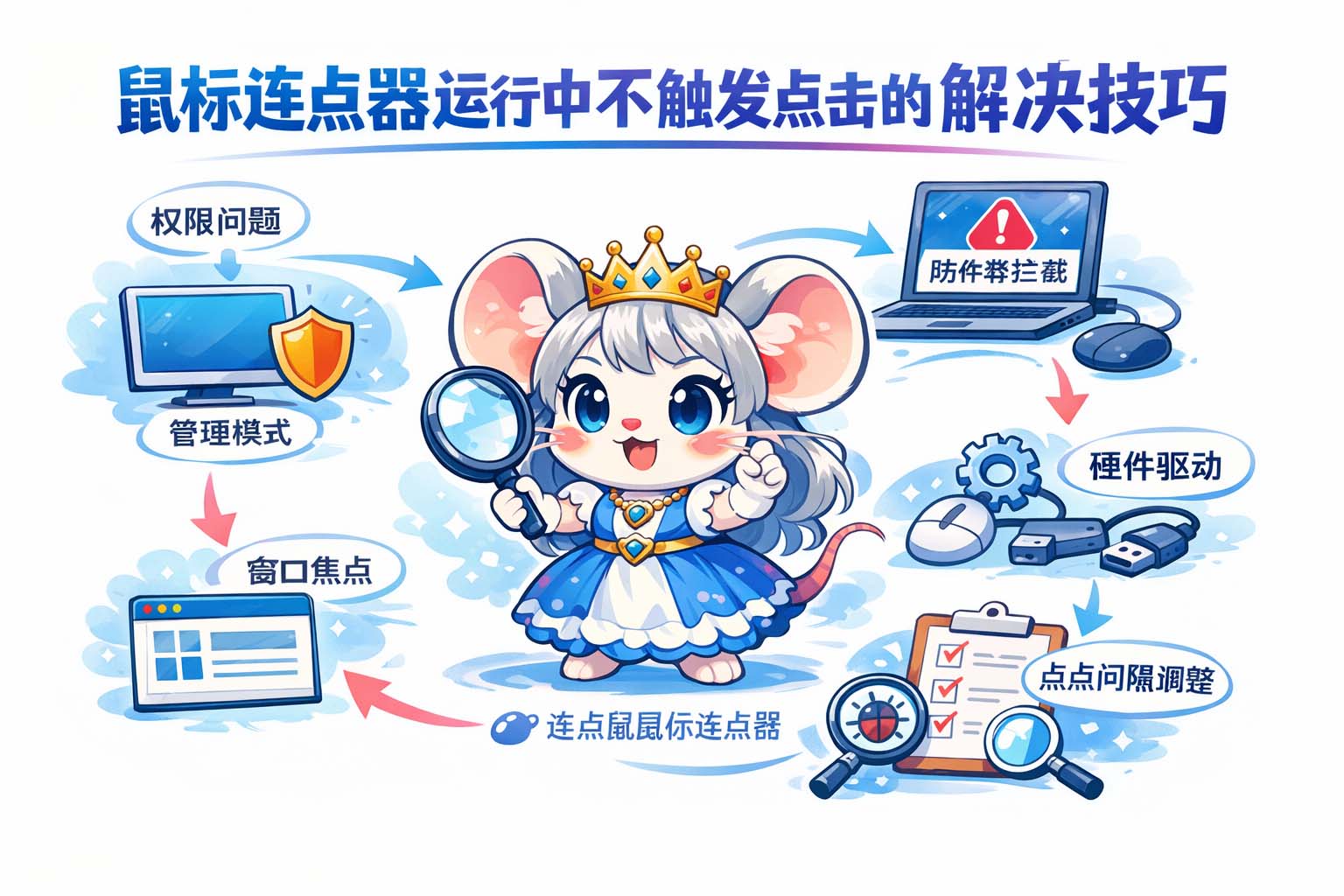 鼠标连点器运行中不触发点击的解决技巧