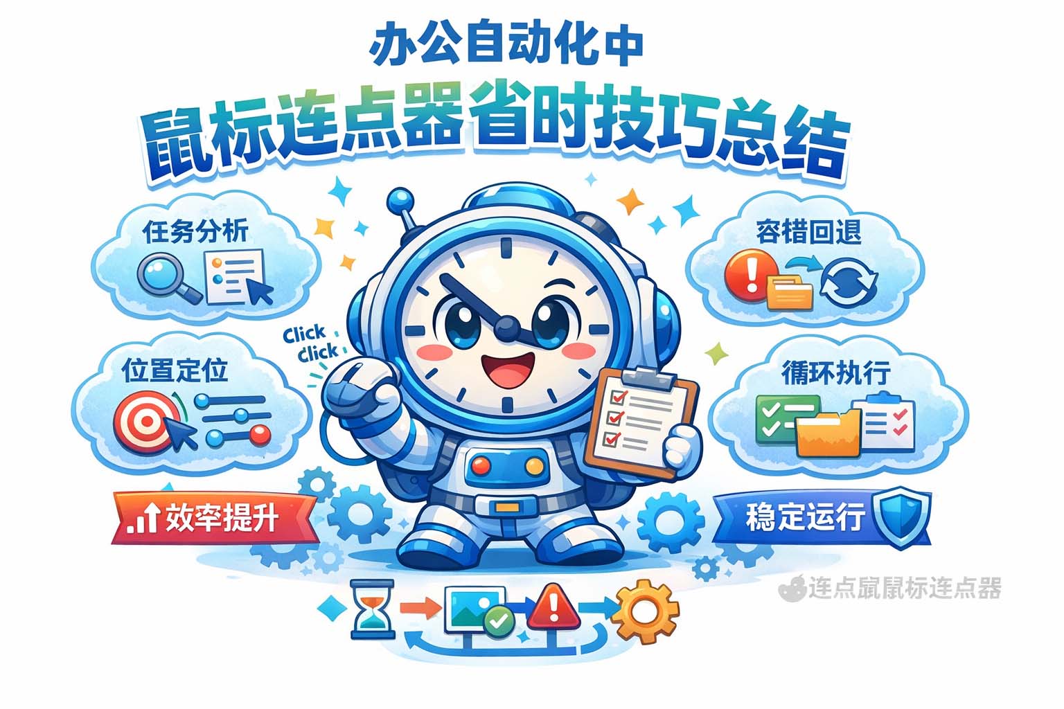 办公自动化中鼠标连点器省时技巧总结