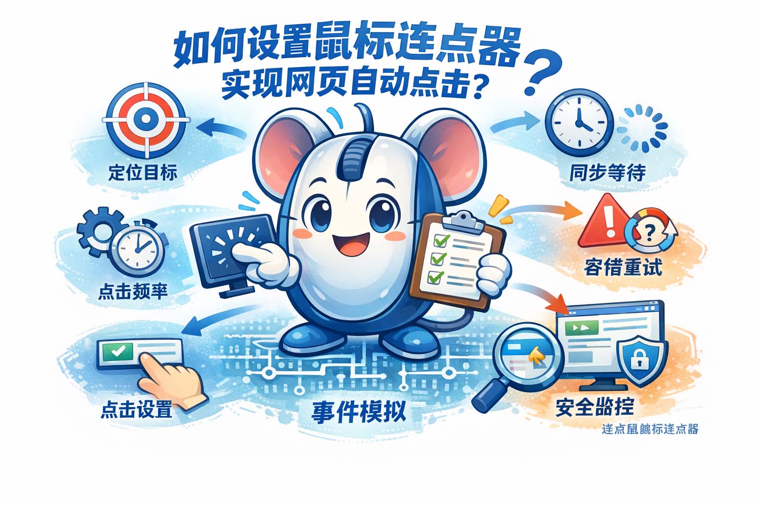 如何设置鼠标连点器实现网页自动点击?