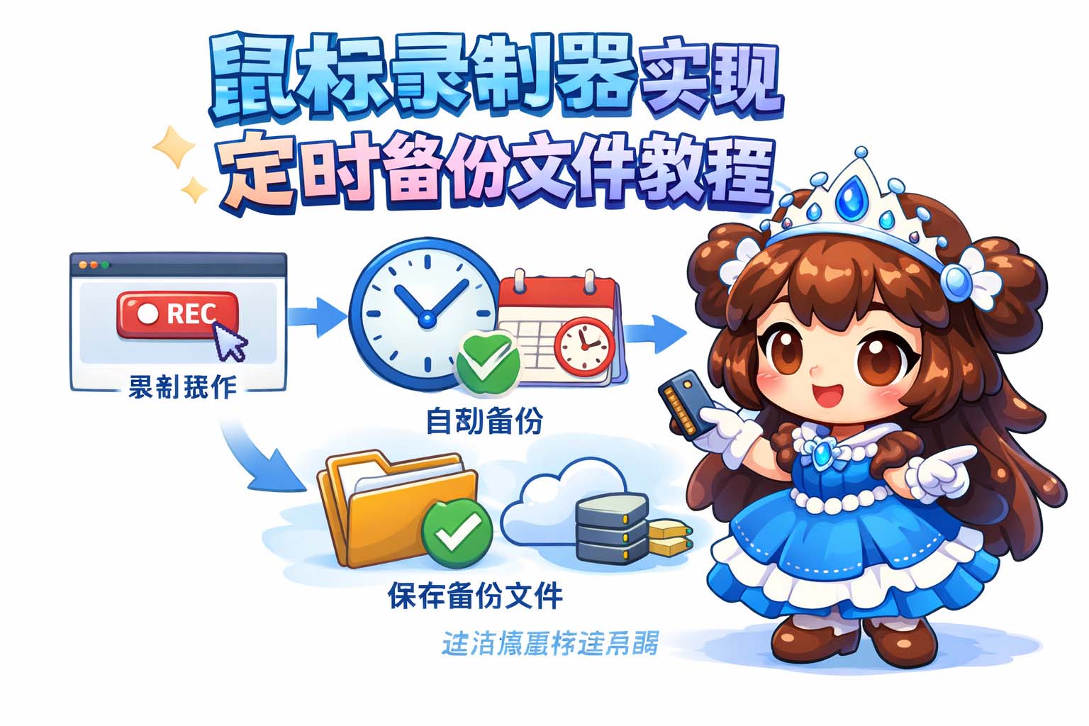 鼠标录制器实现定时备份文件教程